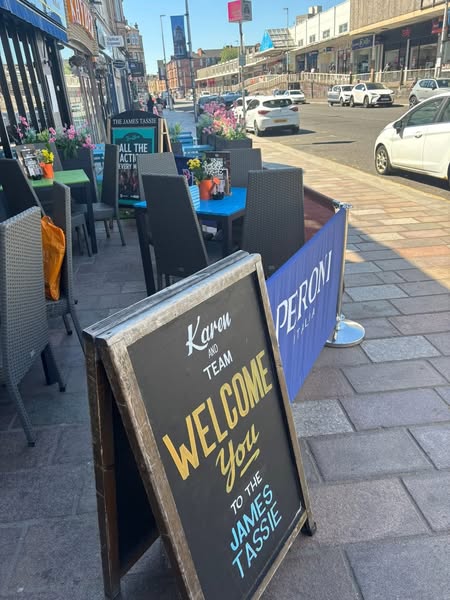 The James Tassie in Shawlands has a great beer garden