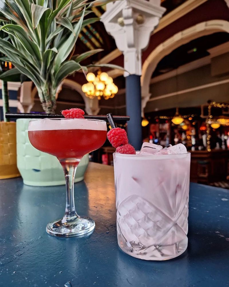 Cocktails available at The Corona pub in shawlands