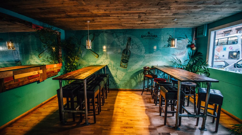 Tables in The Rum Shack